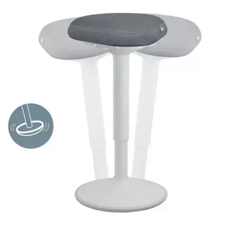 Biroja krēsls Leitz 65450085 Polsterēts sēdeklis Pelēks Plastmasas rāmis