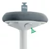 Biroja krēsls Leitz 65450085 Polsterēts sēdeklis Pelēks Plastmasas rāmis