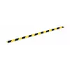 Durable S10 plastmasas plakana lente 1000mm Melna Dzeltena 40mm