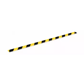 Durable S10 plastmasas plakana lente 1000mm Melna Dzeltena 40mm