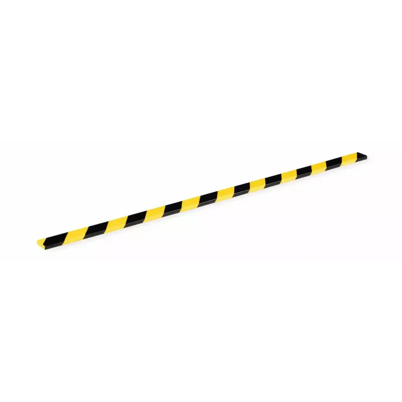 Durable S10 plastmasas plakana lente 1000mm Melna Dzeltena 40mm