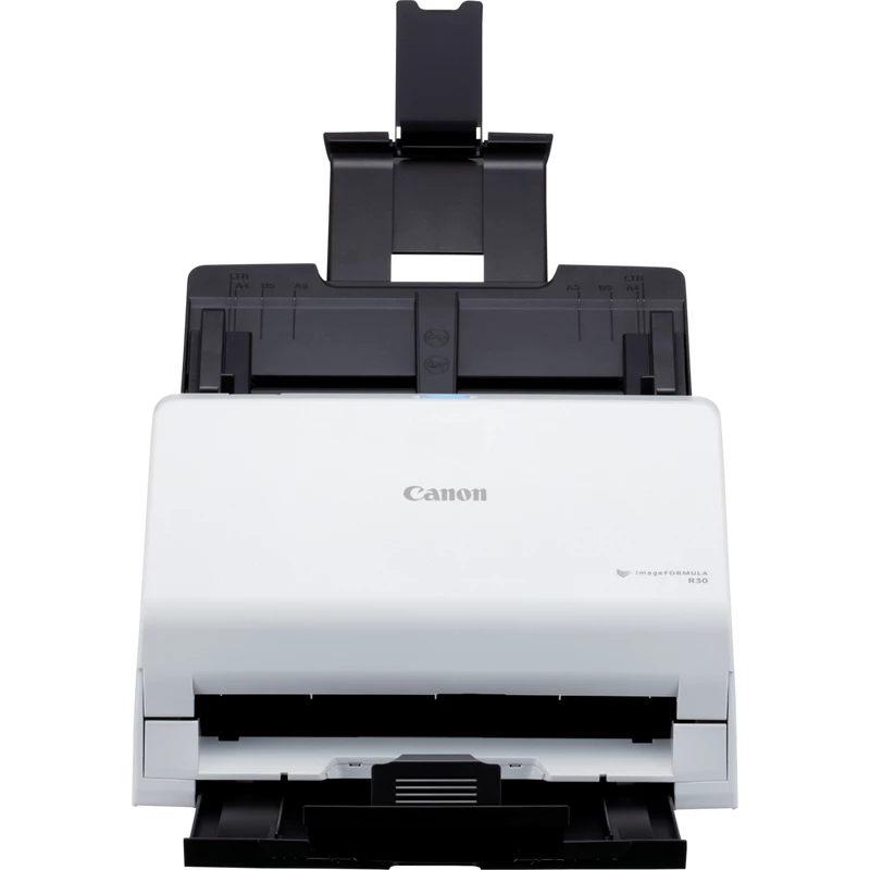 Canon imageFORMULA R30 bezvadītāja galda dokumentu skeneris, 216 x 356 mm, 600 x 600 DPI, ADF + lokšņu padeves skeneris, balts, CIS, RGB LED