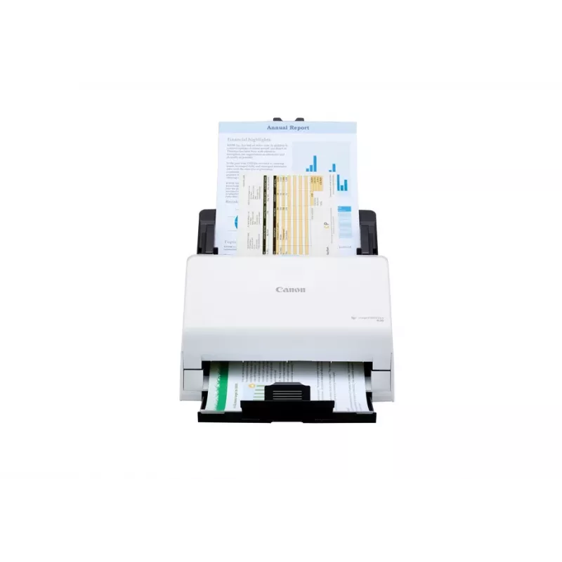 Canon imageFORMULA R30 bezvadītāja galda dokumentu skeneris, 216 x 356 mm, 600 x 600 DPI, ADF + lokšņu padeves skeneris, balts, CIS, RGB LED
