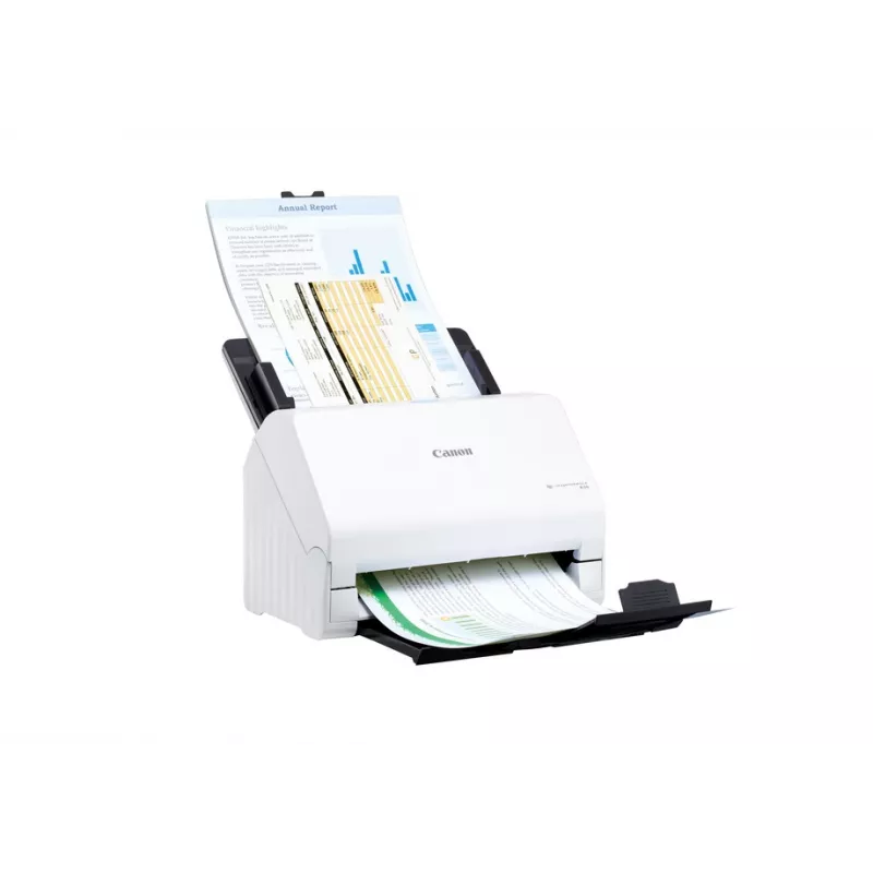 Canon imageFORMULA R30 bezvadītāja galda dokumentu skeneris, 216 x 356 mm, 600 x 600 DPI, ADF + lokšņu padeves skeneris, balts, CIS, RGB LED