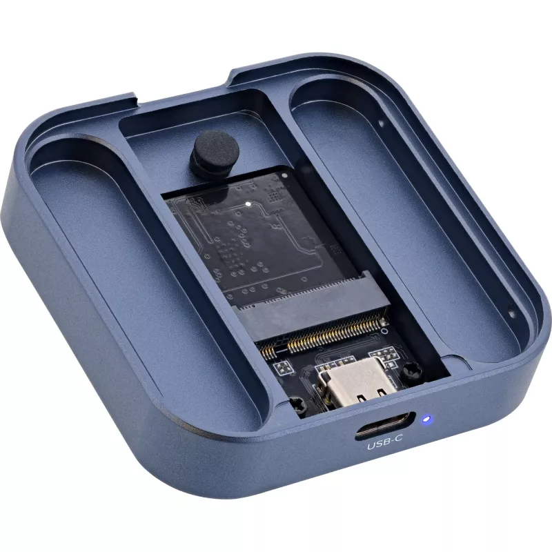 InLine Clip Case - Magnētiskais USB-C korpuss SATA III un NVMe M.2 SSD diskiem