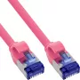 InLine 74915M tīkla kabelis fuksīna krāsā 15 m Cat6a S/FTP (S-STP)
