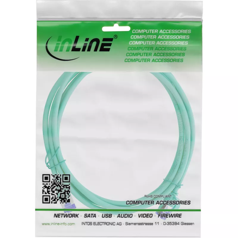 InLine 74955G tīkla kabelis Zaļš 0.5 m Cat6a S/FTP (S-STP)