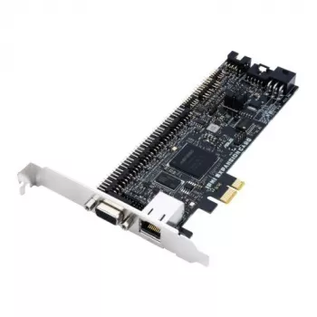 Paplašināšanas karte ASUS IPMI EXPANSION CARD‑SI PCIe ar RJ‑45 un VGA, melna/sudraba