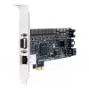 Paplašināšanas karte ASUS IPMI EXPANSION CARD‑SI PCIe ar RJ‑45 un VGA, melna/sudraba
