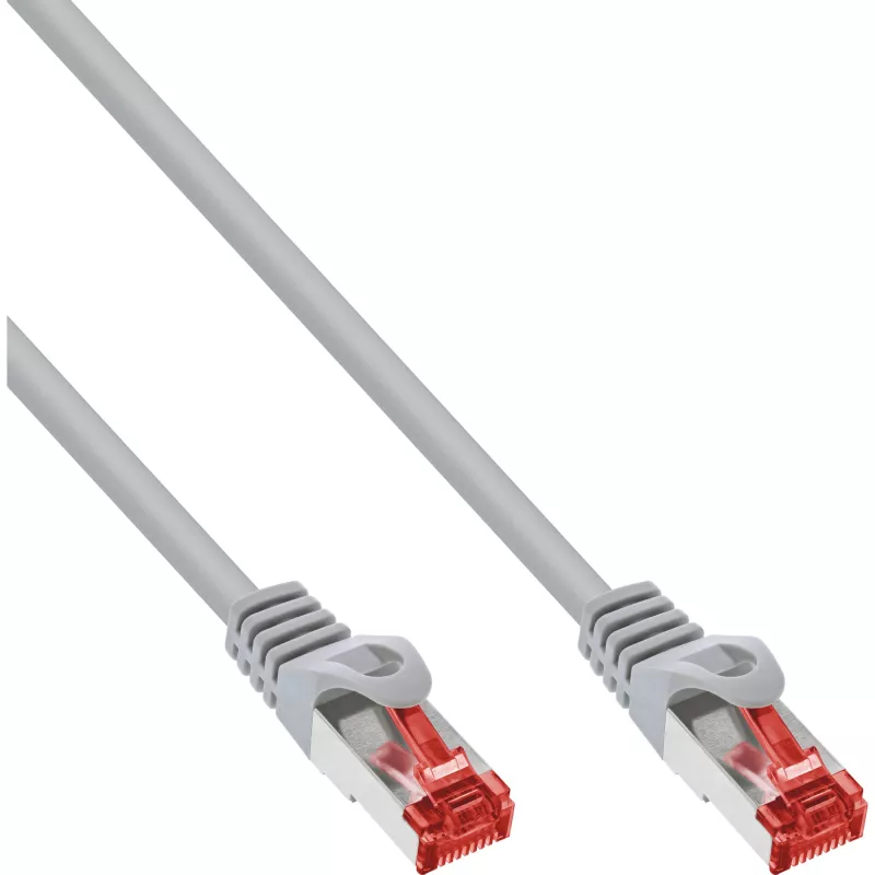 InLine S-76443U tīkla kabelis pelēks 0,4 m Cat6 S/FTP (S-STP)