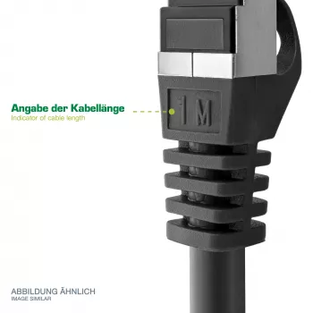 InLine 72600B tīkla kabelis zils 10 m Cat6a S/FTP (S-STP)