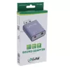 Audio pārveidotājs InLine 33051E USB Type-A pelēks 42mm x 30mm x 12mm