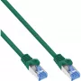 InLine 72601G tīkla kabelis, zaļš, 1 m, Cat6a, S/FTP (S-STP)