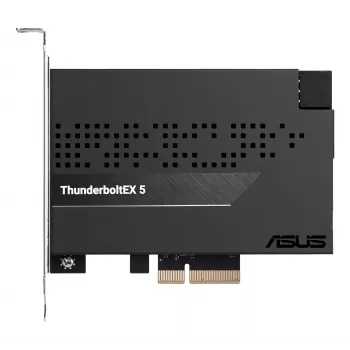 Saskarnes karte ASUS ThunderboltEX 5 — PCIe 4.0, Intel JHL9580, Mini DisplayPort, USB 2.0, 120 Gbit/s