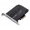 Saskarnes karte ASUS ThunderboltEX 5 — PCIe 4.0, Intel JHL9580, Mini DisplayPort, USB 2.0, 120 Gbit/s