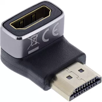 HDMI savienotāju adapteris InLine 17991F HDMI A melns pelēks zeltīti kontakti