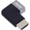 HDMI savienotāju adapteris InLine 17991E melns pelēks apzeltīts