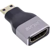 InLine 17991C kabeļa savienotāju adapteris HDMI A Mini HDMI C Melns, Pelēks