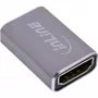HDMI dzimuma mainītāja adapteris InLine 17991A pelēks zeltīts