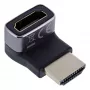 HDMI savienotāju adapteris InLine 17991G Melns Pelēks Zeltīti kontakti