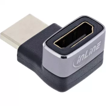 HDMI savienotāju adapteris InLine 17991G Melns Pelēks Zeltīti kontakti