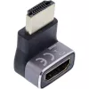HDMI savienotāju adapteris InLine 17991G Melns Pelēks Zeltīti kontakti