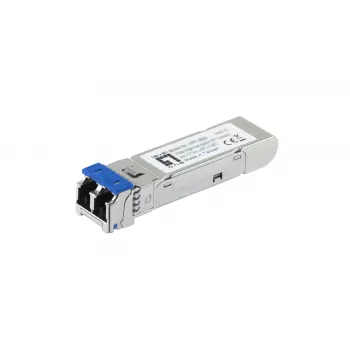LevelOne 2,5 Gbps vienmoda SFP raiduztvērējs, 40 km, 1550 nm, optiskā šķiedra, 2500 Mbit/s, SFP, LC, 9/125 µm, 40000 m