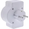 Power Plug Adapter Type F InLine 16471C 2x Type C + Type F balta