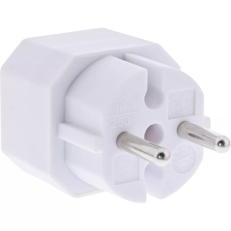 Power Plug Adapter Type F Type C Europlug balta InLine 16471D