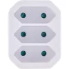 Power Plug Adapter Type F Type C InLine 16471A balta