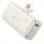 Ārējais akumulators Anker A1653021, 5 mAh, Power Delivery, 2× USB-C, 18 W, 3 A, Bēšs