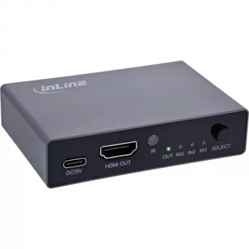 HDMI Switch InLine 65020 3-Port 8K 60Hz HDCP 2.3