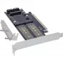 InLine 76660T interfeisa kartes/adapteris Iekšējais M.2, mSATA