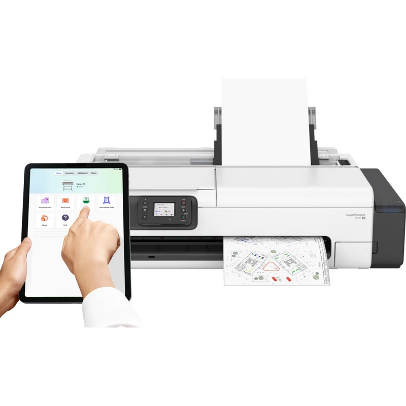 Lielformāta tintes printeris Canon imagePROGRAF TC-21M — krāsu, 2400 x 1200 DPI, A1, Wi‑Fi, Ethernet, 1 GB atmiņa