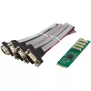 InLine 76660W iekšējais seriālais adapteris M.2 vīr. ASIX AX99100 4 Gbit/s