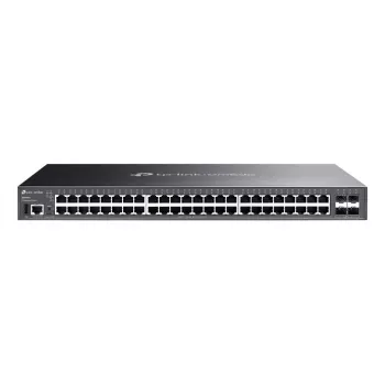 TP-Link Omada SG5452X tīkla slēdzis Pārvaldīts L3 Gigabit Ethernet (10/100/1000) Melns