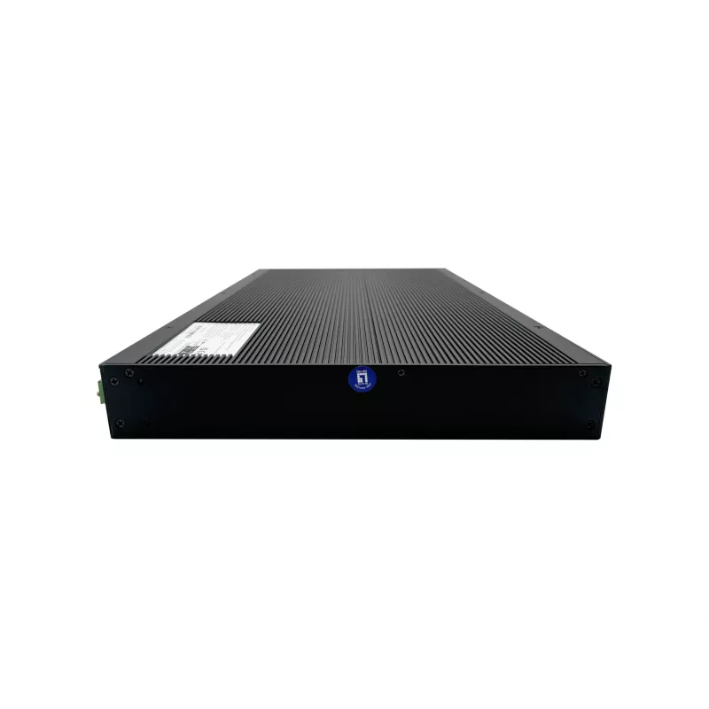 LevelOne 28-Port L2 Plus pārvaldīts PoE rūpnieciskais slēdzis, 4 x 1/2.5/10GbE SFP+, 24 PoE izejas, 370W, 802.3AF/AT/BT PoE, 19 collu statīva stiprinājums, -40°C līdz 80°C