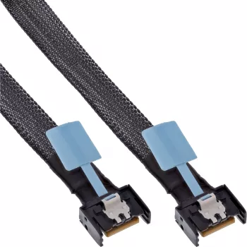 InLine 27662C Serial Attached SCSI (SAS) kabelis 1 m 24 Gbit/s melns, zils, pelēks