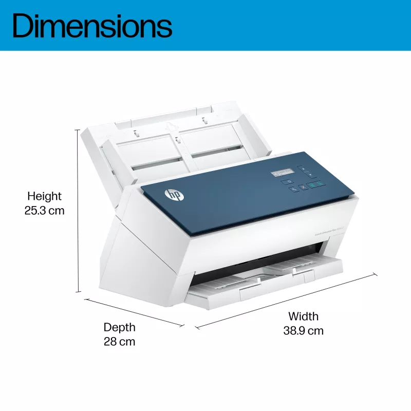 HP ScanJet Enterprise Flow 9000 s1 lokšņu padeves skeneris 600 x 600 DPI