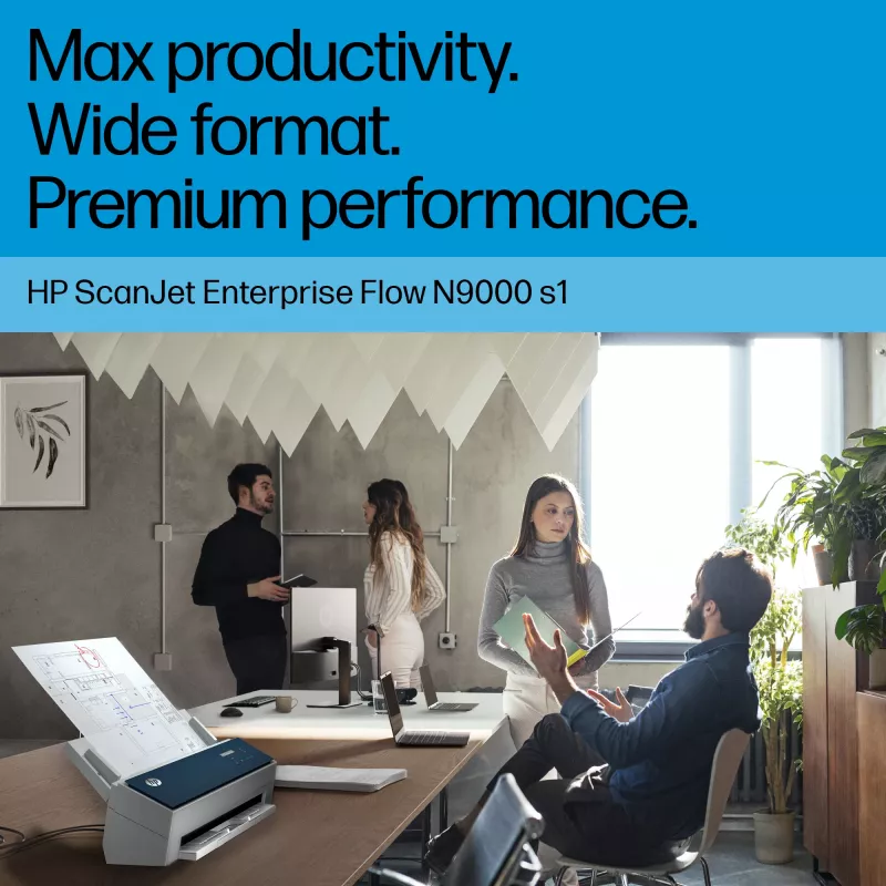 HP ScanJet Enterprise Flow 9000 s1 lokšņu padeves skeneris 600 x 600 DPI