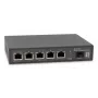 LevelOne GEP-0625 tīkla komutators Nepārvaldāms 2.5G Ethernet (100/1000/2500) Power over Ethernet (PoE) Melns