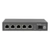 LevelOne GEP-0625 tīkla komutators Nepārvaldāms 2.5G Ethernet (100/1000/2500) Power over Ethernet (PoE) Melns