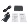LevelOne GEP-0625 tīkla komutators Nepārvaldāms 2.5G Ethernet (100/1000/2500) Power over Ethernet (PoE) Melns