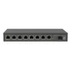 LevelOne GEP-0925 tīkla slēdzis Nevadāms 2.5G Ethernet (100/1000/2500) Power over Ethernet (PoE) Melns