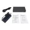 LevelOne GEP-0925 tīkla slēdzis Nevadāms 2.5G Ethernet (100/1000/2500) Power over Ethernet (PoE) Melns