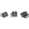 InLine Crimp connector Cat.6A RJ45 shielded, 3-piece Melns 100-pack