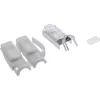 InLine Crimp connector Cat.6A RJ45 shielded, 3-piece pelēka 10-pack