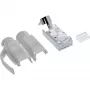 InLine Crimp connector Cat.6A RJ45 shielded, 3-piece pelēka 100-pack