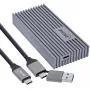 Ārējais USB4 korpuss InLine 00031J — USB-C uz M.2 NVMe SSD, 40 Gb/s, alumīnijs