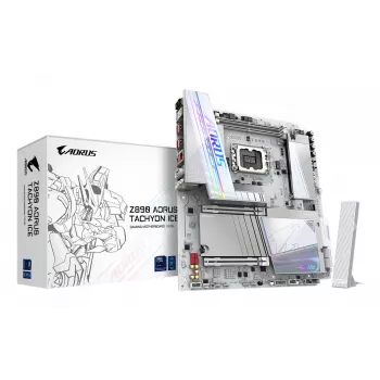 Mātesplate Gigabyte AORUS Z890 TACHYON ICE - Z890 mikroshēmojums - LGA1851 - E-ATX
